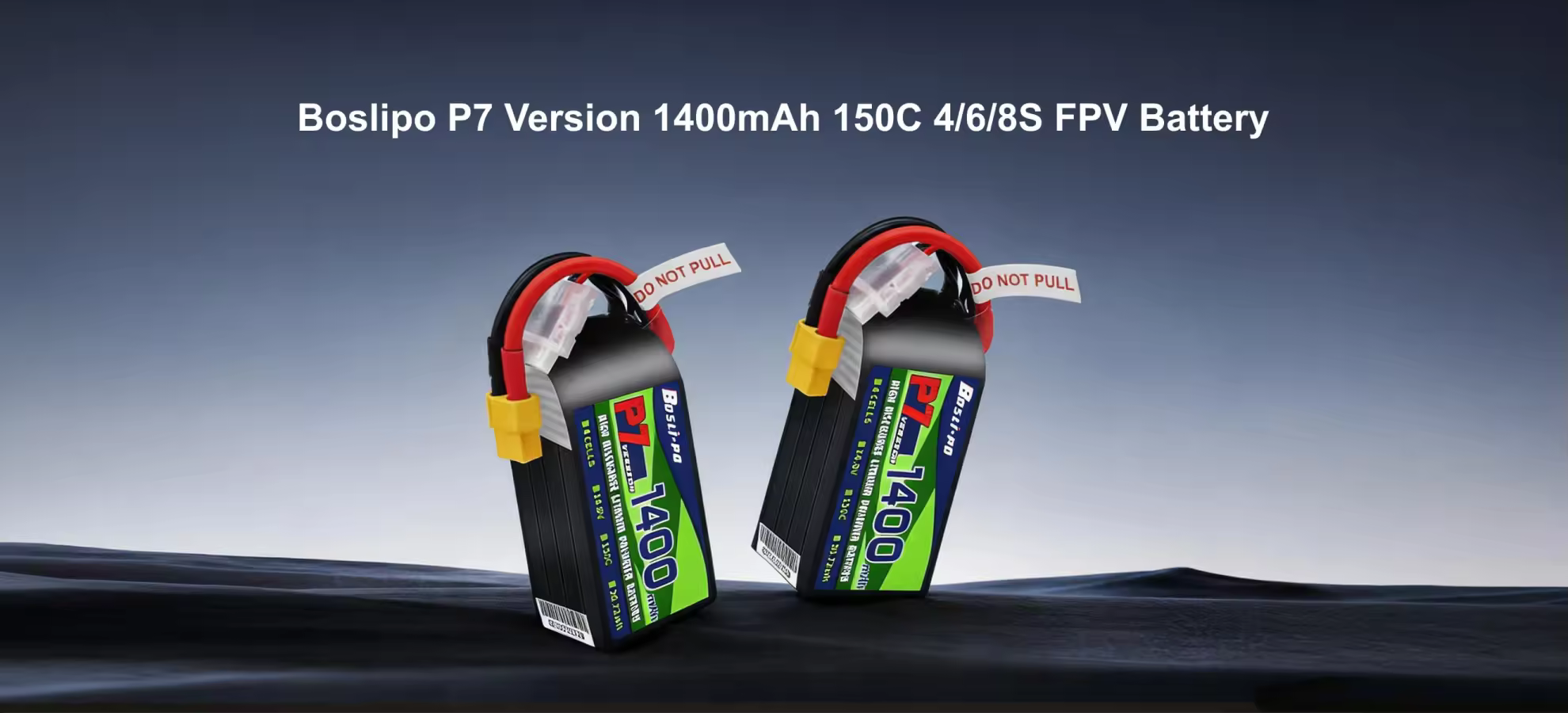 boslipo p7 version 1400mah 150c 4 6 8s fpv battery pc 1