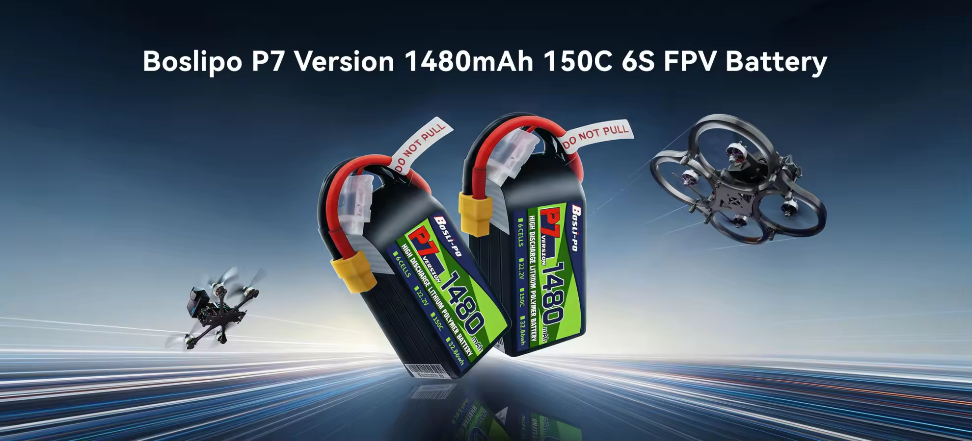 boslipo p7 version 1480mah 150c 6s fpv battery pc show