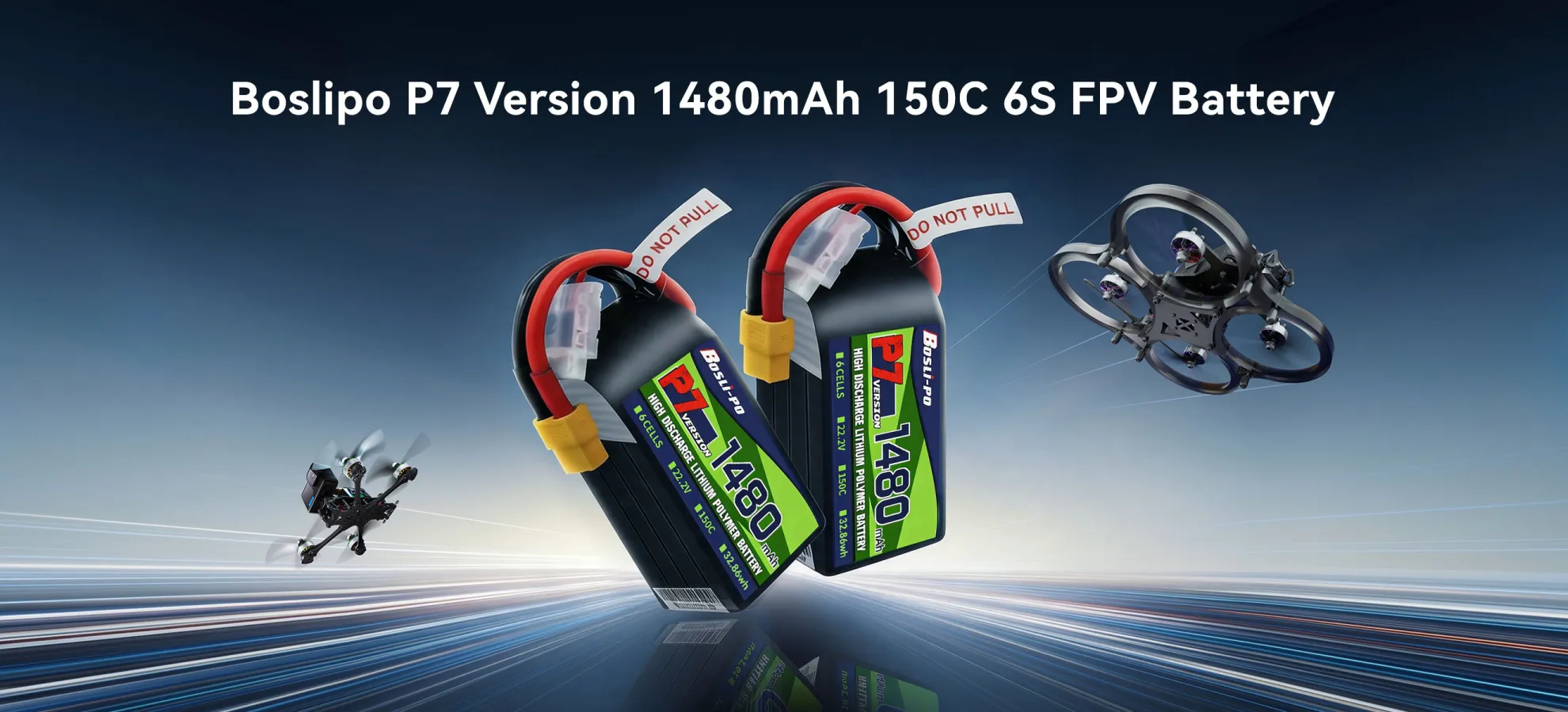 boslipo p7 version 1480mah 150c 6s fpv battery pc show