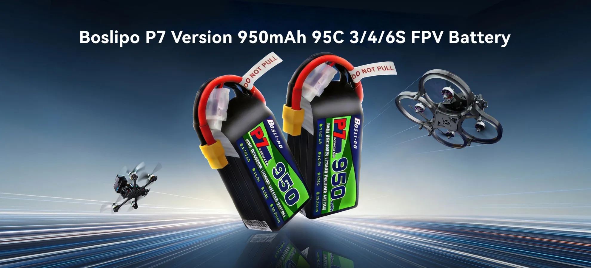 boslipo p7 version 950mah 150c 6s fpv battery pc 3 6s battery