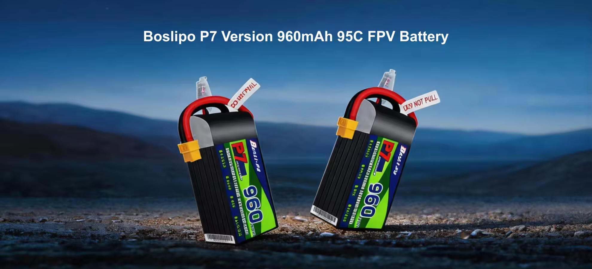 boslipo p7 version 960mah 95c 4s fpv battery pc