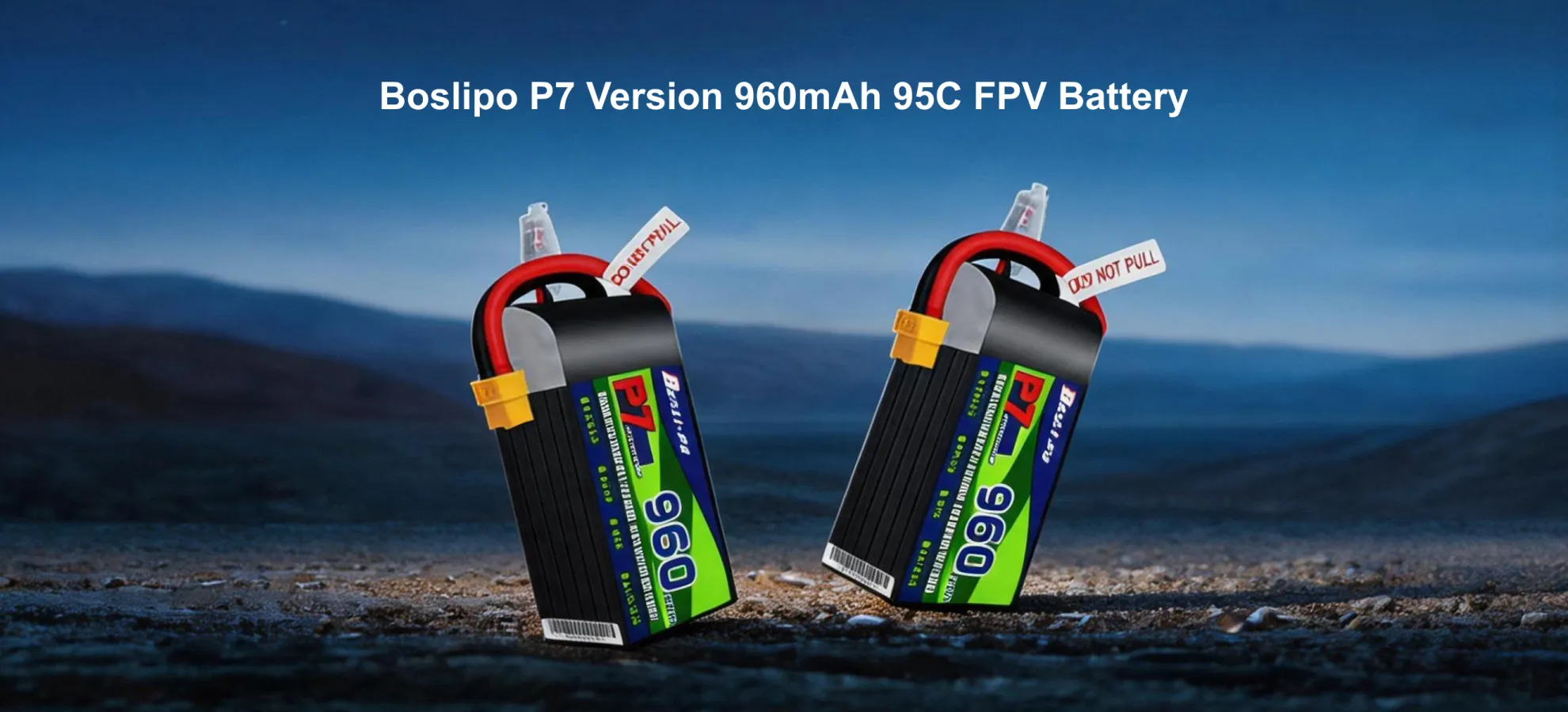 boslipo p7 version 960mah 95c 4s fpv battery pc