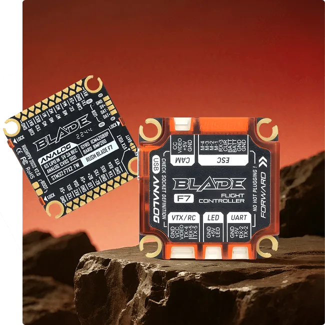 brand featured product rushfpv f722 rush blade analog stack