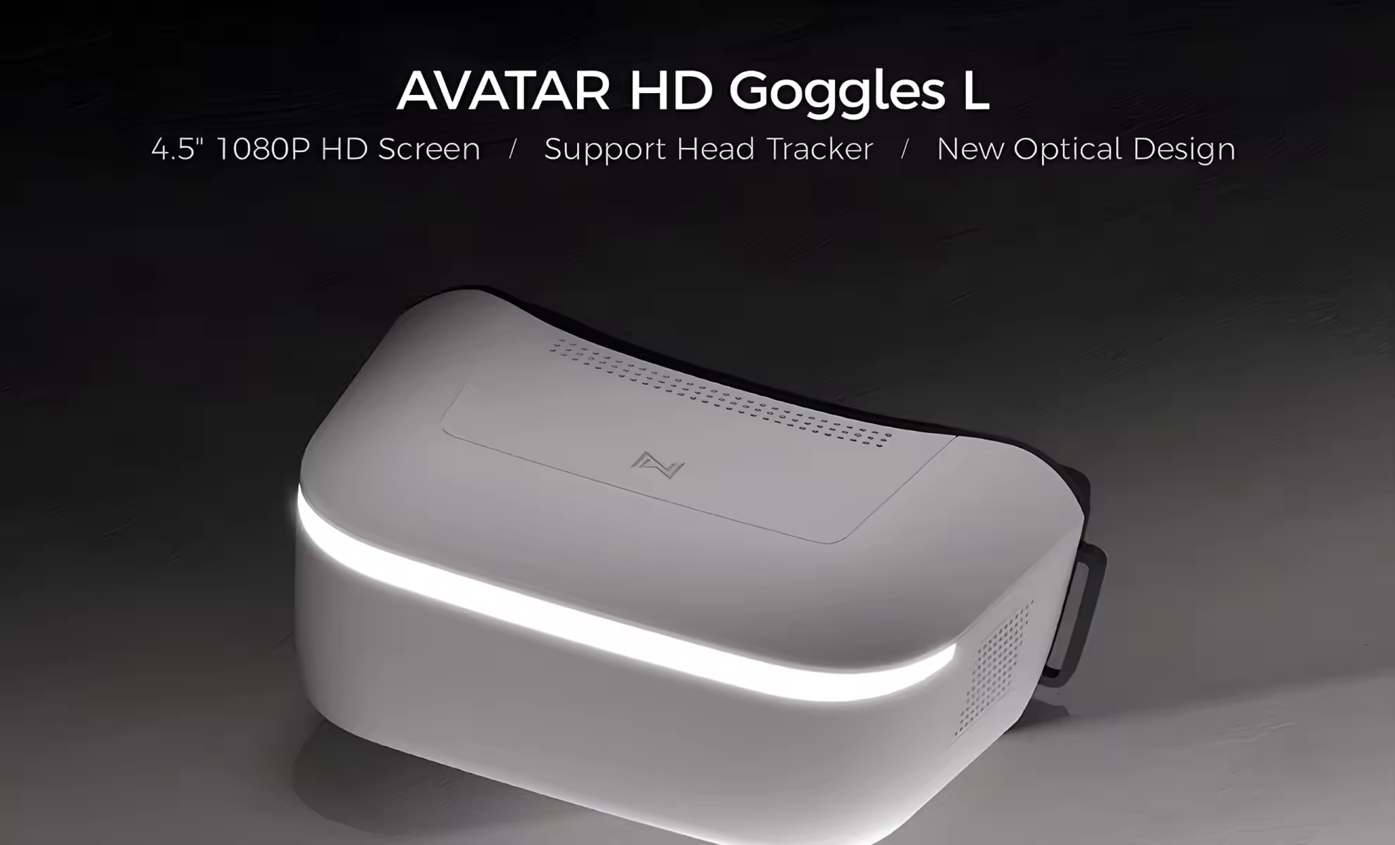 caddxfpv walksnail avatar hd goggles l 1080p pc h5 super head tracker