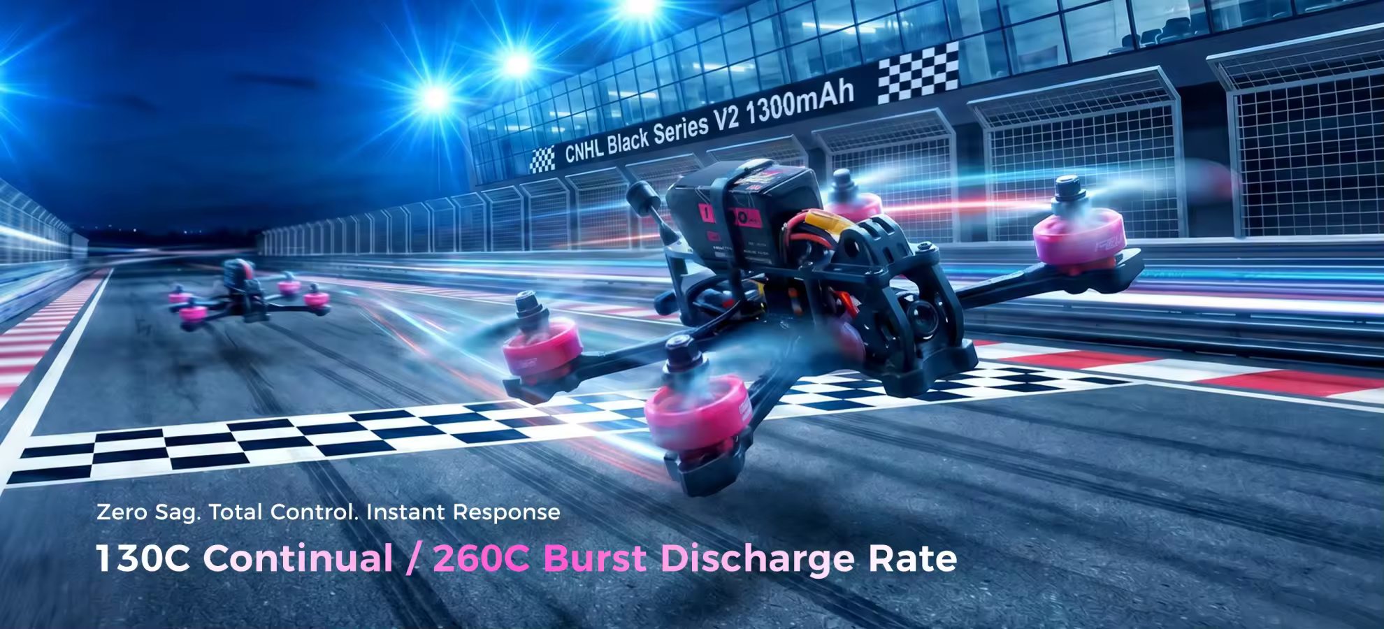 cnhl black series v2 1300mah 6s 130c lipo battery discharge rate pc