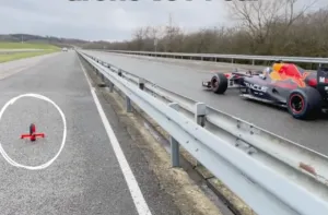 Drone Racing Against Cars Red Bull Experience