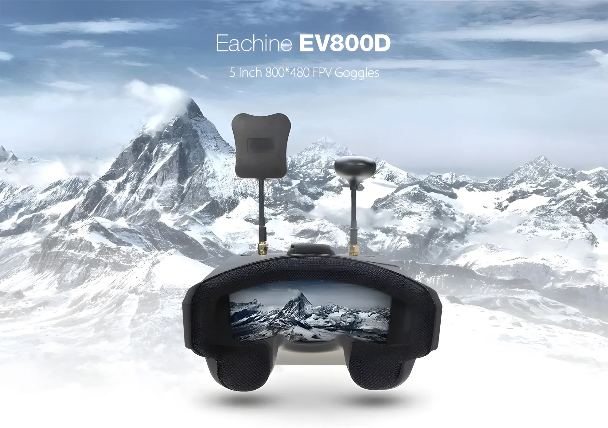eachine ev800d 5 8g 40ch diversity fpv goggles with dvr 3