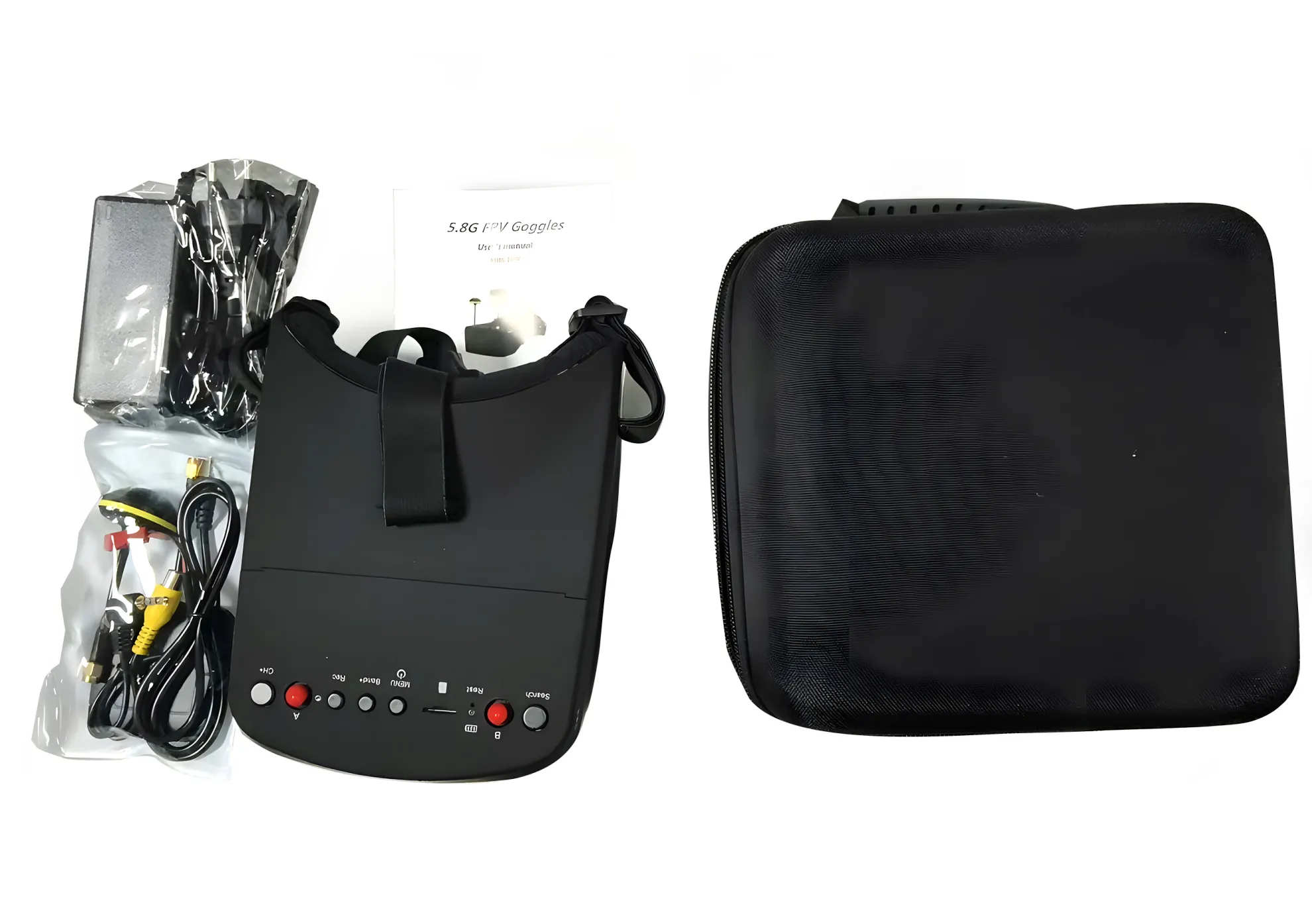 eachine ev800d 5 8g 40ch diversity fpv goggles with dvr packing 2