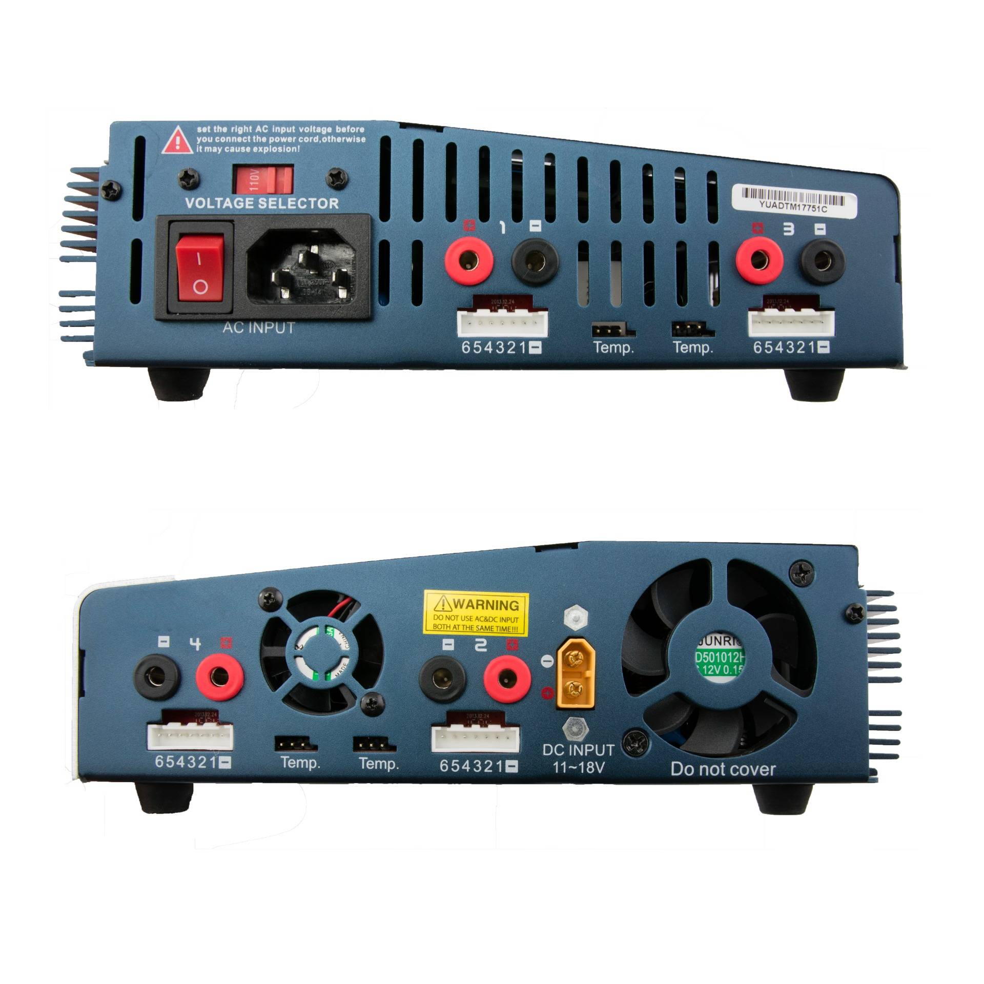 EV-PEAK CQ3 400W 10A AC DC Quad Channel Balance Charger