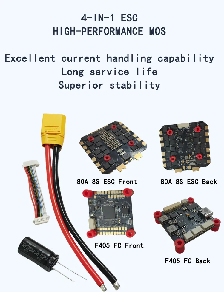 f405 80a 4 in 1 esc fc stack