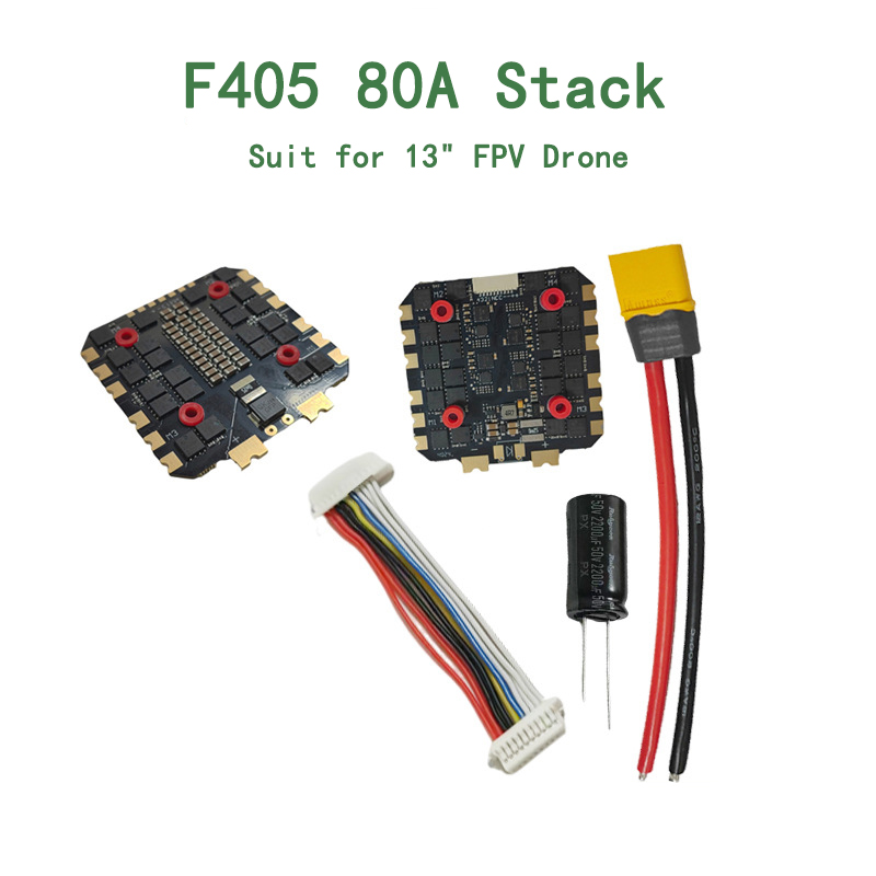 F405 80A 4-in-1 ESC Stack for FPV Drones