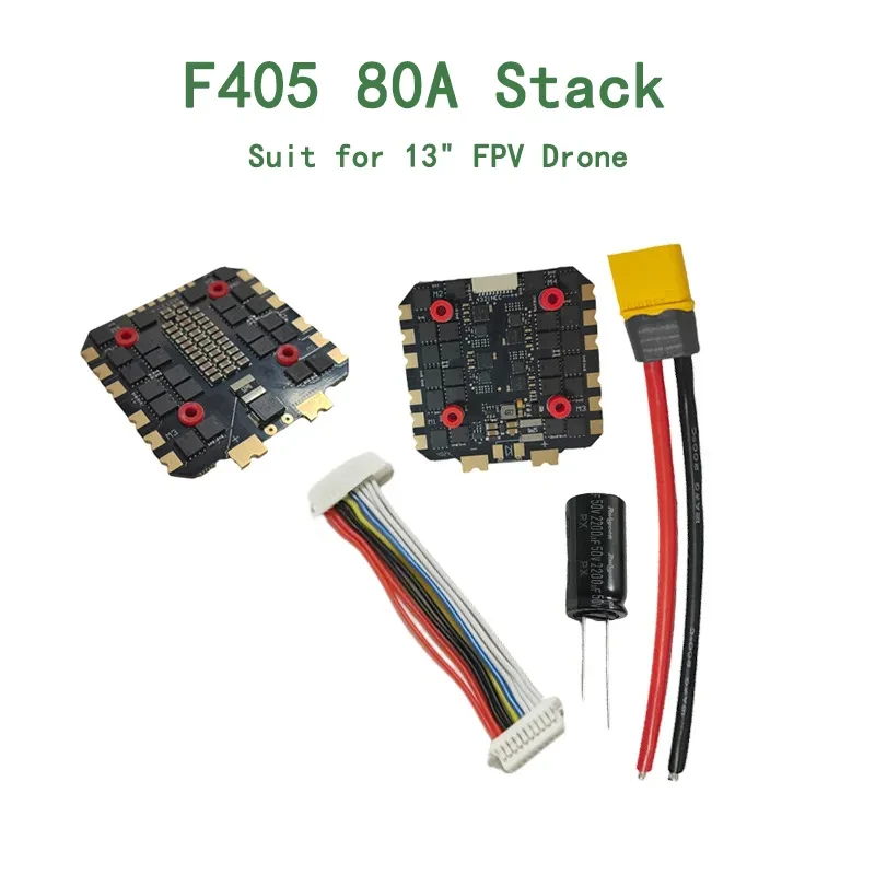 f405 80a stack for 13 inch fpv
