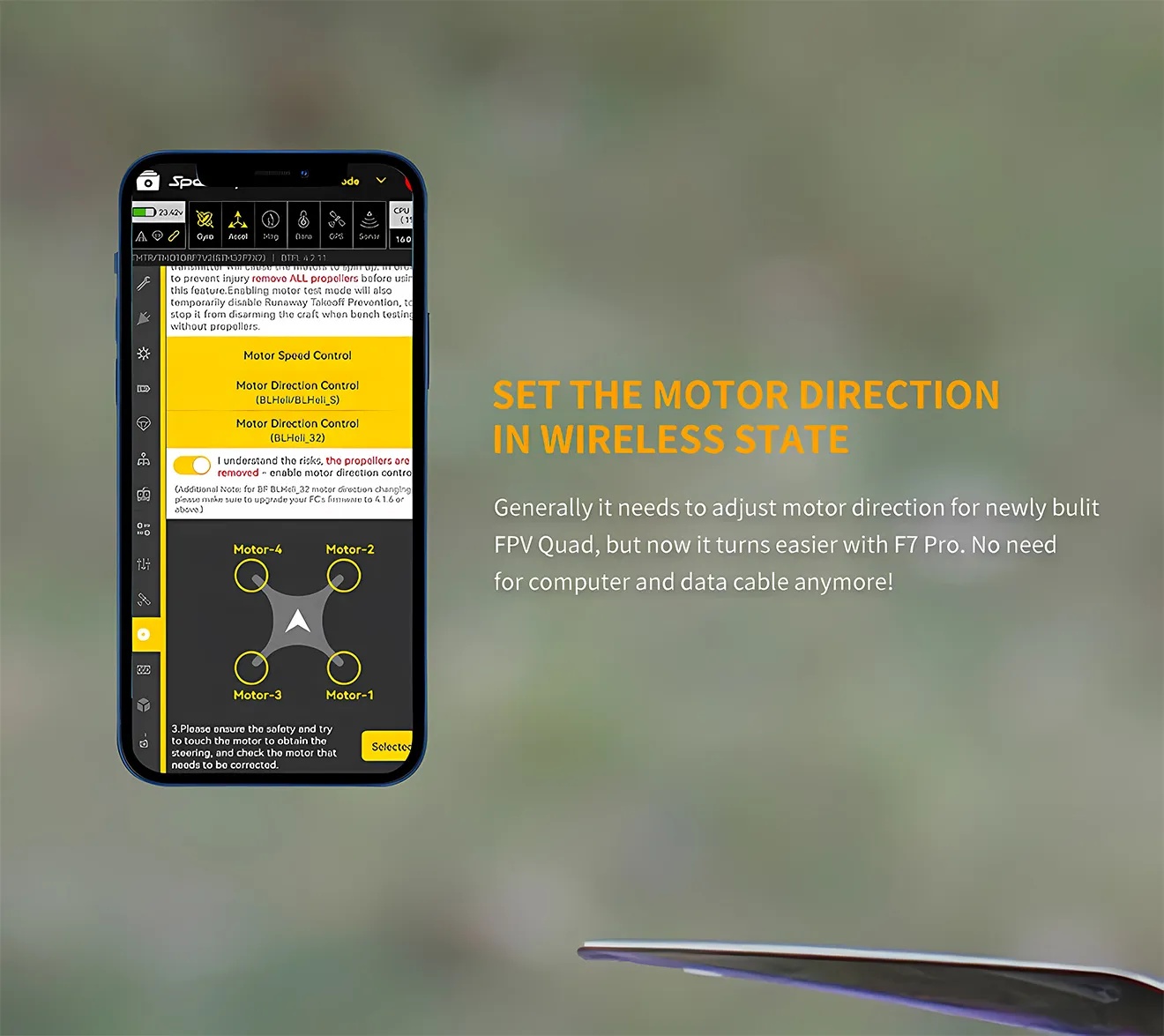 f7 pro flight controller with wifi bluetooth