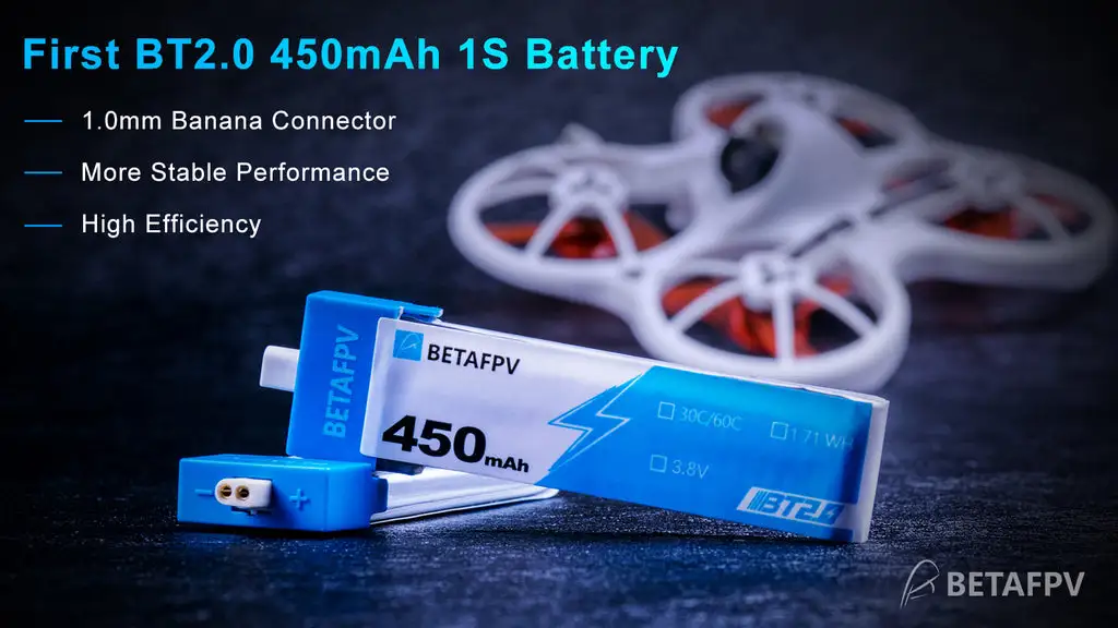 first bt2.0 450mah 1s 30c battery 