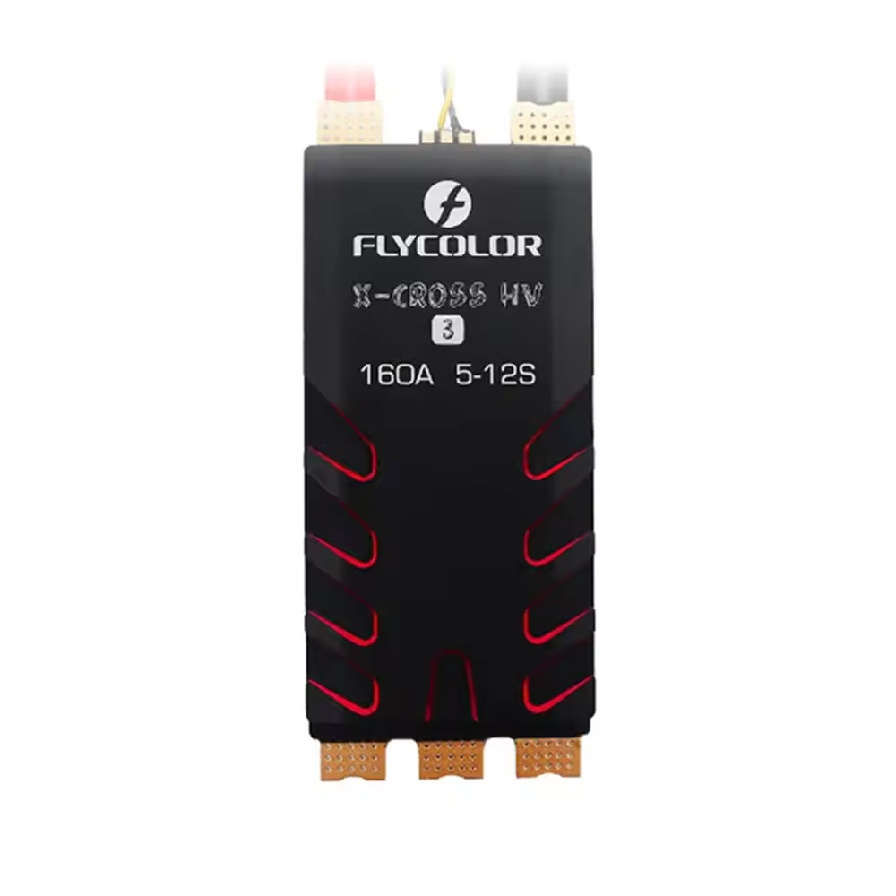 Flycolor X Cross HV3 ESC 60A 80A 120A 160A 5 12S BLHeli 32 Hochspannungsversorgung für Schwerlastdrohnen