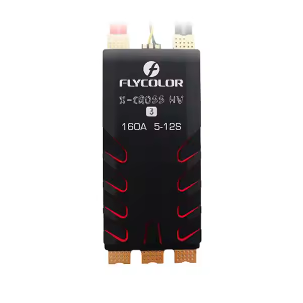 Flycolor X Cross HV3 ESC 60A 80A 120A 160A 5 12S BLHeli 32 Hochspannungsversorgung für Schwerlastdrohnen