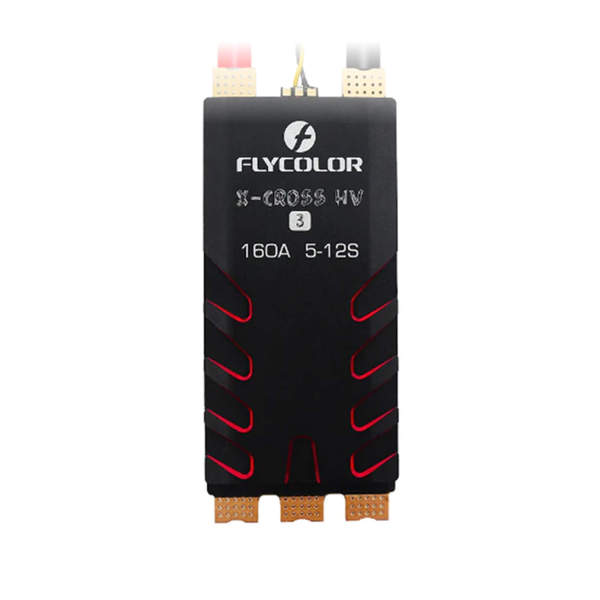 flycolor x cross hv3 esc 60a 80a 120a 160a 5 12s blheli 32 high voltage power for heavy lift drone