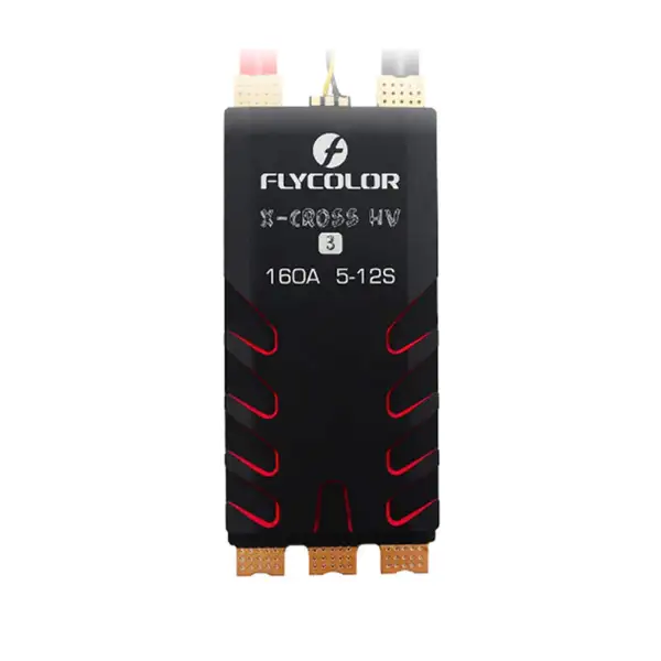 flycolor x cross hv3 esc 60a 80a 120a 160a 5 12s blheli 32 high voltage power for heavy lift drone