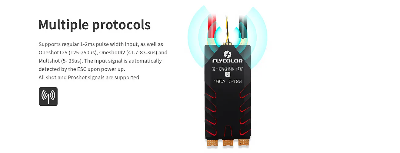 flycolor x cross hv3 esc multiple protocols pc