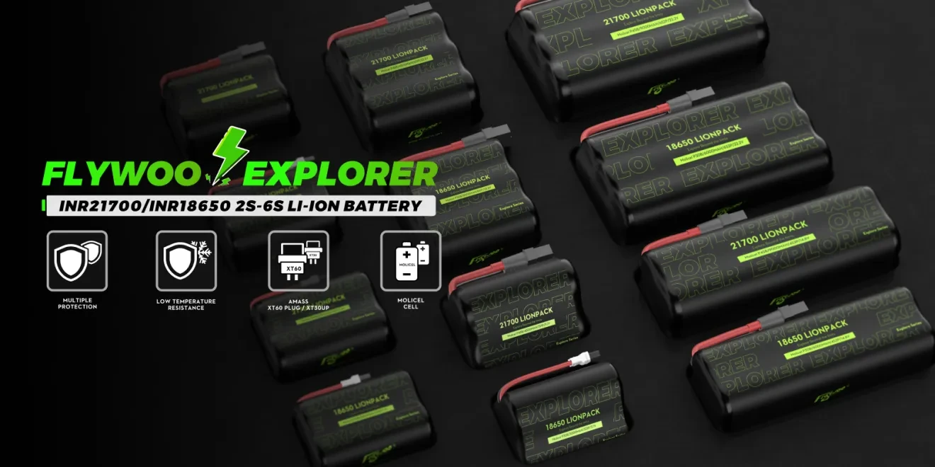 flywoo explorer 4s 3000mah li ion fpv long range battery p30b