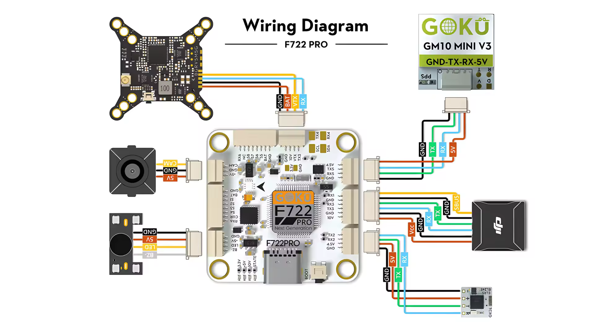 flywoo f722 55a wiring diagram pc