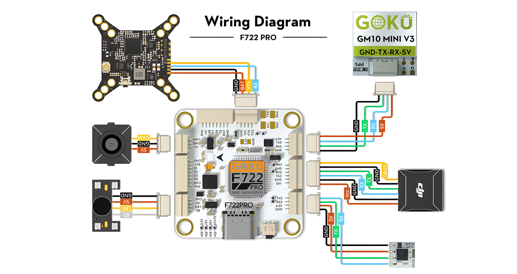 flywoo f722 55a wiring diagram pc