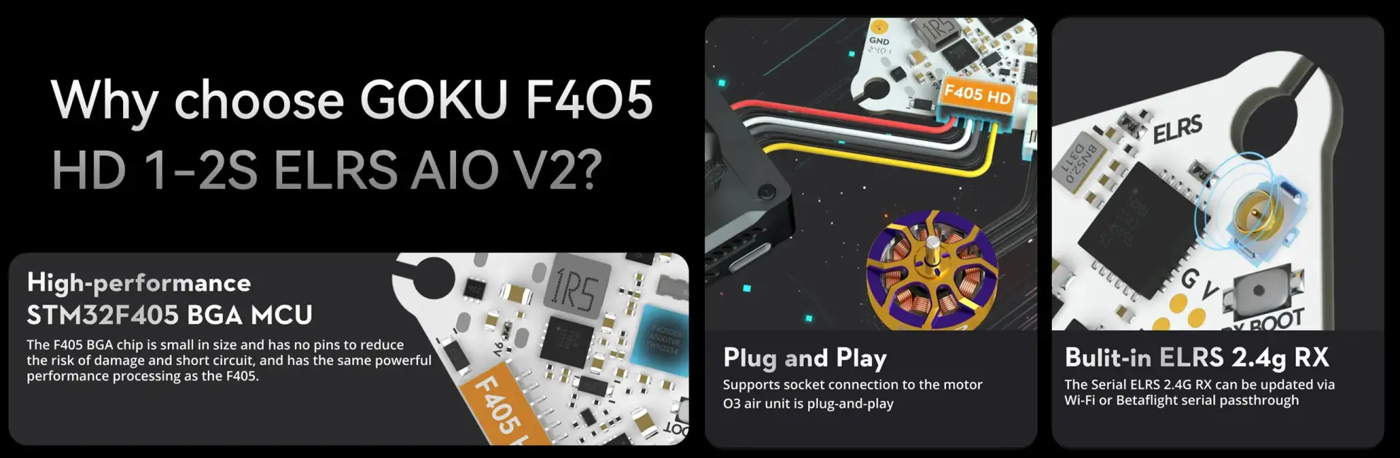 flywoo goku f405 hd 1 2s 12a elrs aio v2 fc pc 1