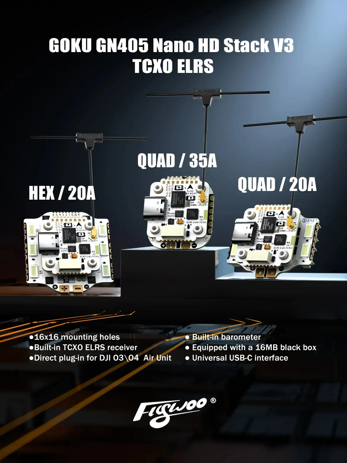 flywoo goku gn405 nano hd 35a stack v3 show