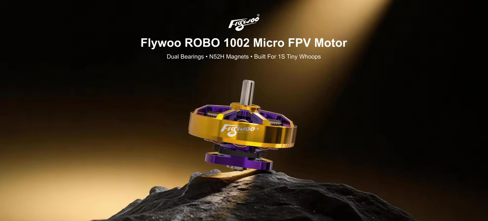 flywoo robo 1002 19800kv 23500kv fpv motor gold purple