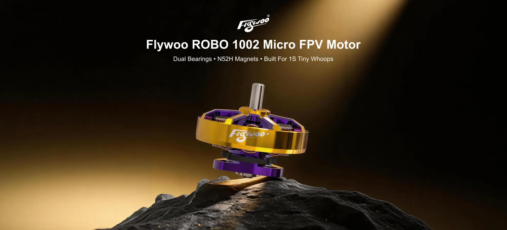 flywoo robo 1002 19800kv 23500kv fpv motor gold purple