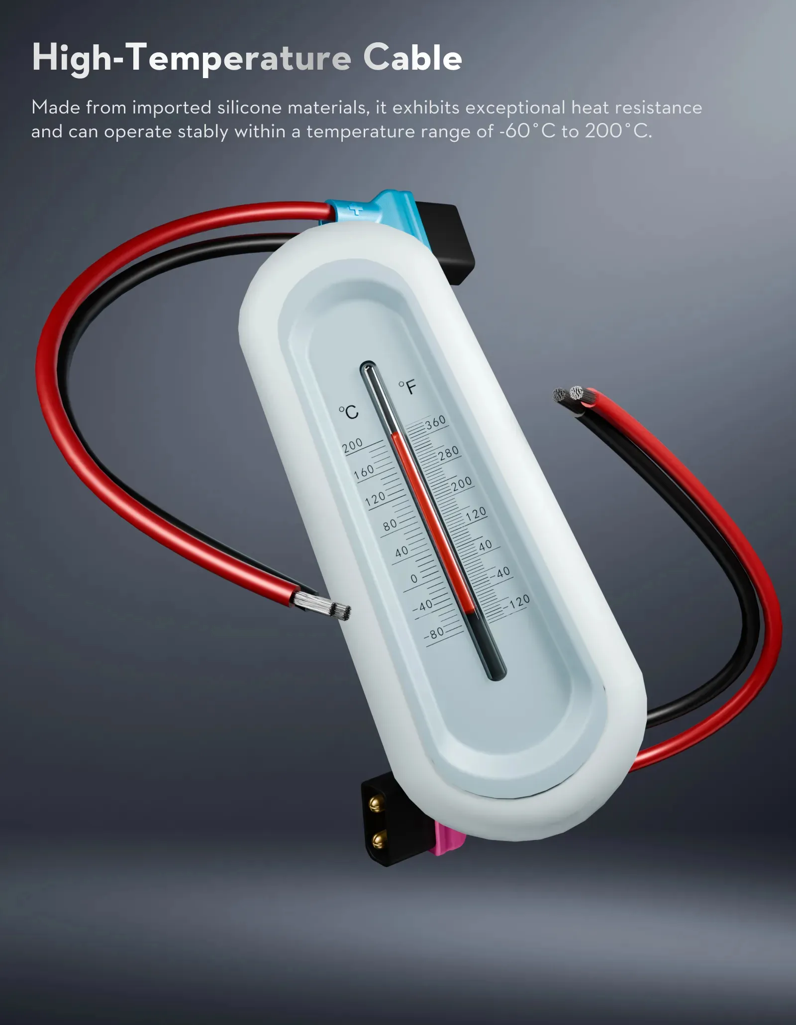 flywoo xt30up male pigtail 2pcs high temperature cable