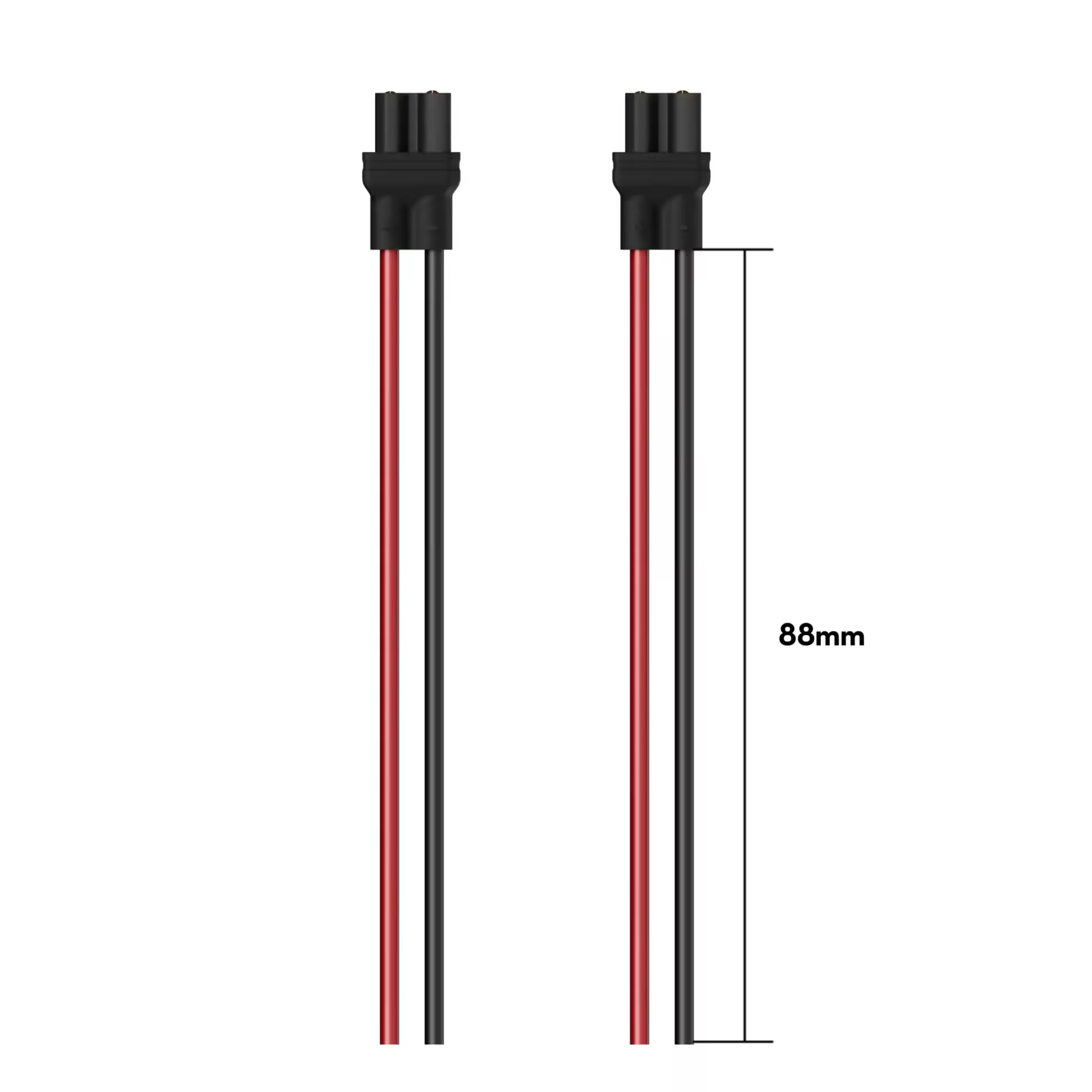 flywoo xt30up male pigtail 2pcs length