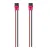 flywoo xt30up male pigtail 2pcs pink