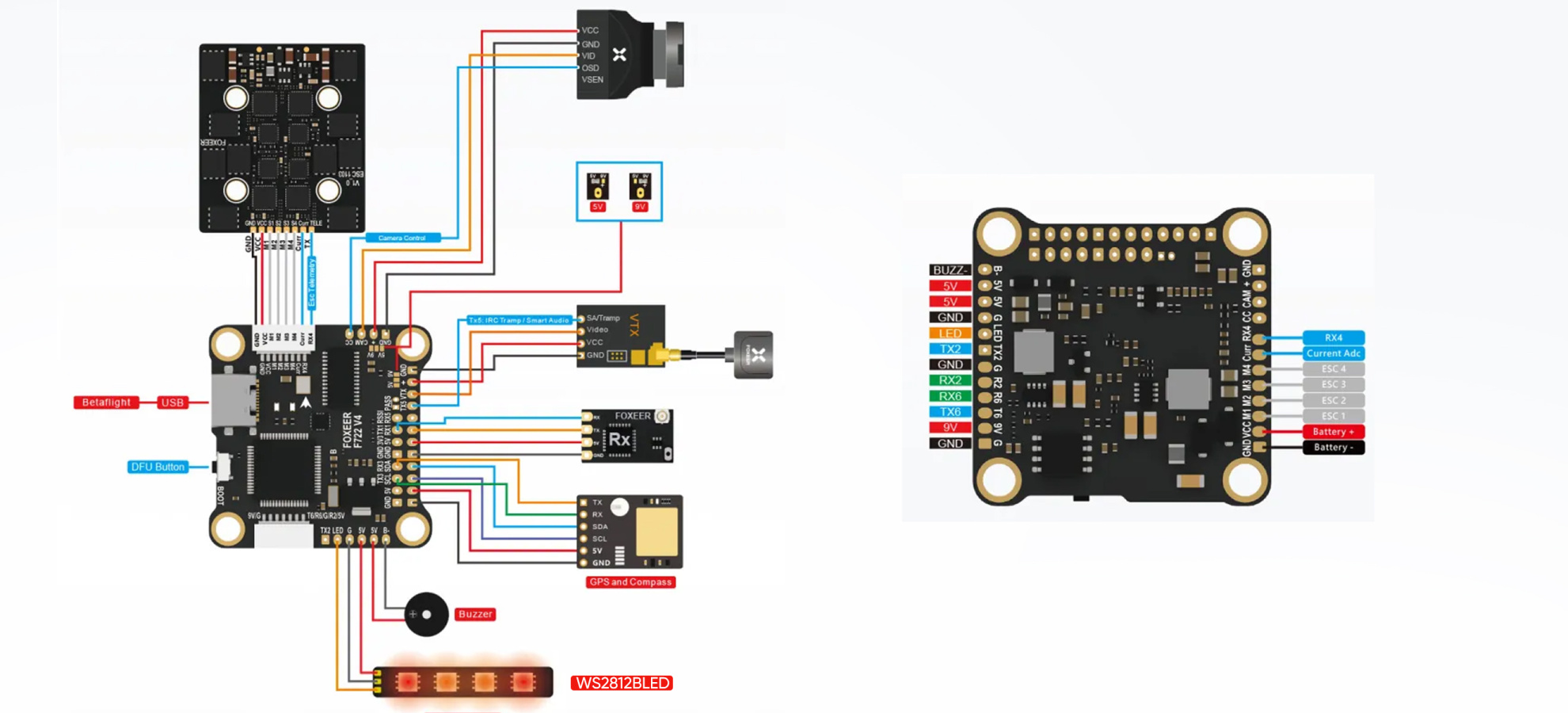 foxeer f722 v4 flight controller wiring diagram 4