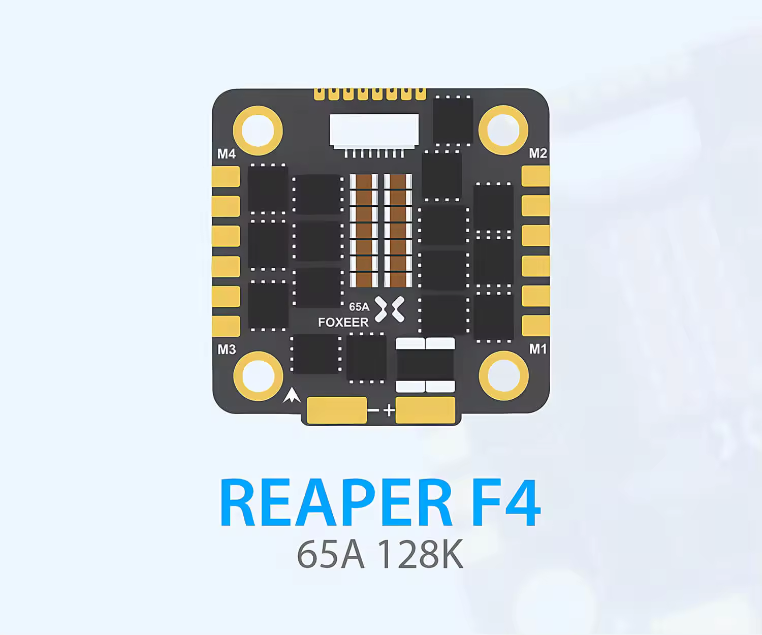 foxeer reaper f4 128k 65a bl32 4 in 1 esc 3 8s fpv drone 1
