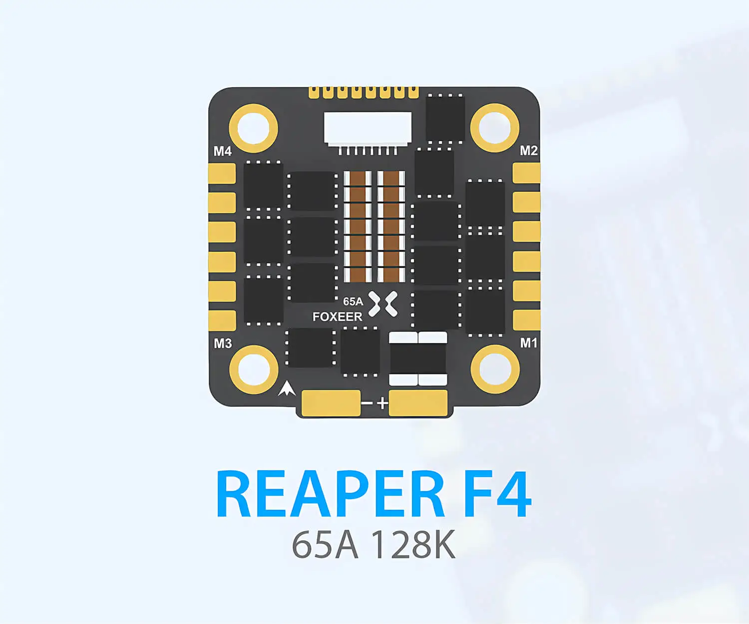 foxeer reaper f4 128k 65a bl32 4 in 1 esc 3 8s fpv drone 1