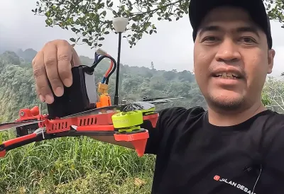 FPV Drone Flights Near Lava & Hot Ash Merapi
