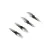 Gemfan 2015 2-Blatt-Propeller in schwarzer Farbe