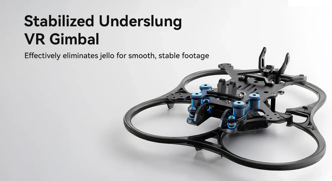 GEP-CL30 V2 O3 Frame Stabilized Underslung VR Gimbal