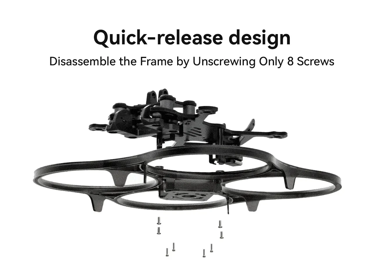 GEP-CL30 V2 O3 Frame Quick-release Design