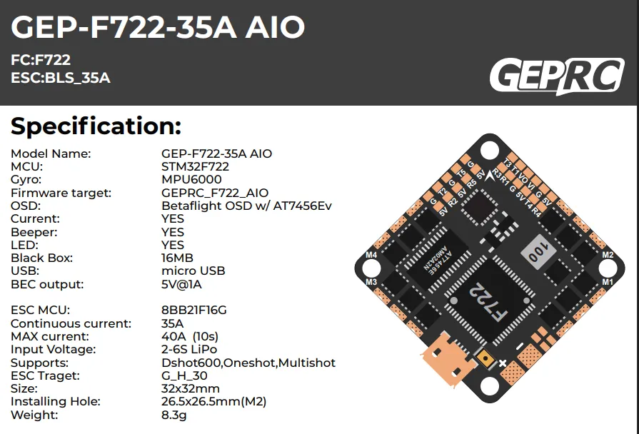 gep f722 35a aio specification