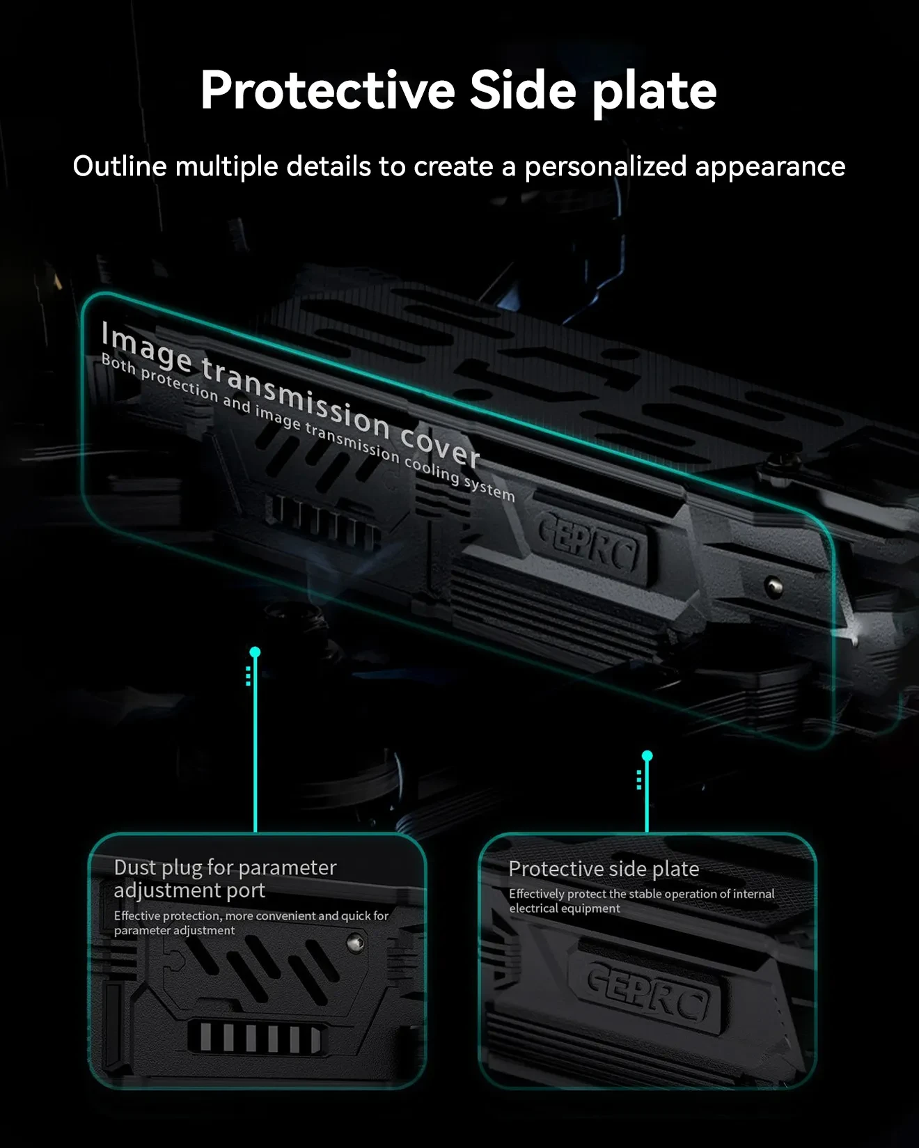 geprc gep moz7 frame pc protective