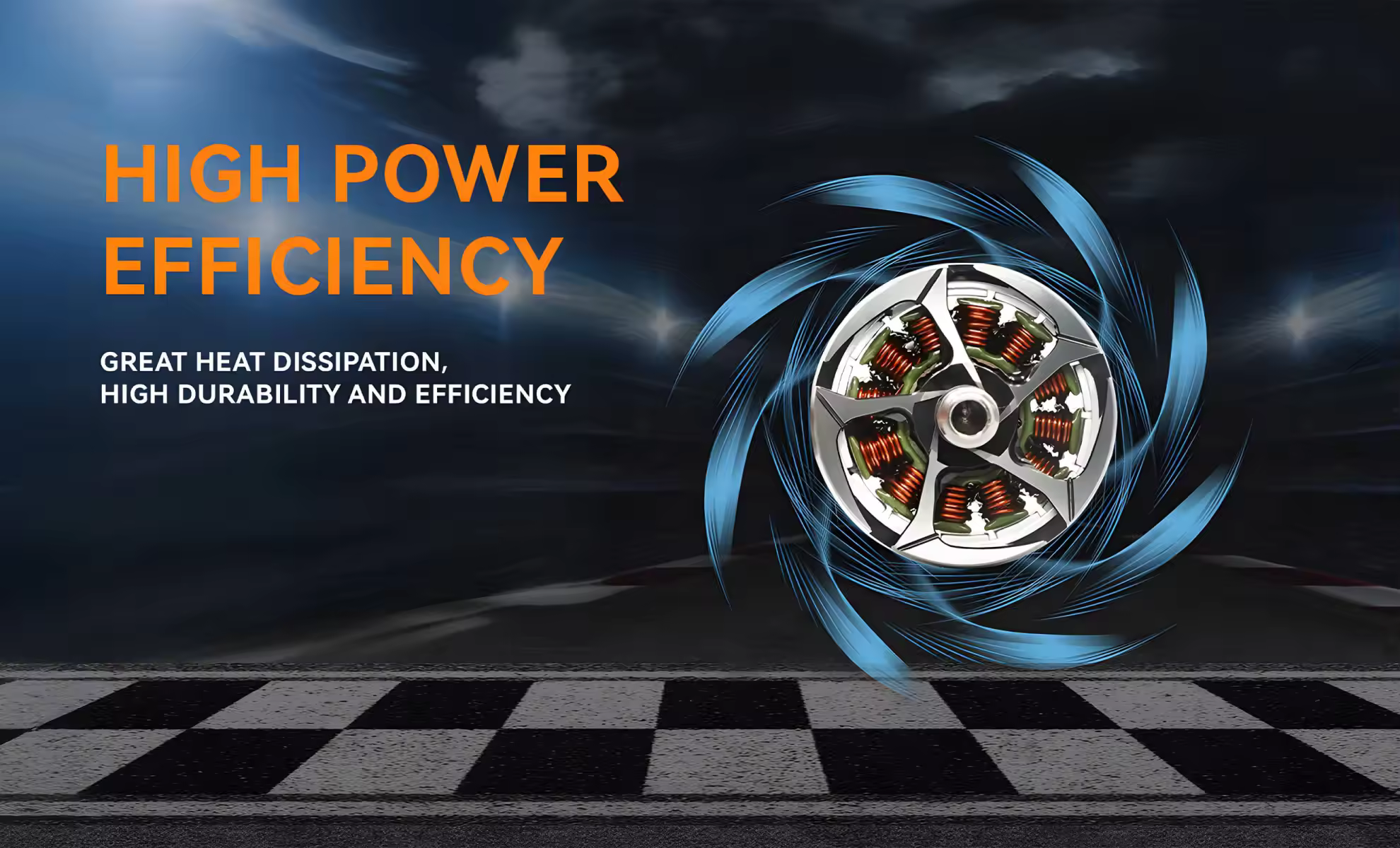 geprc speedx2 2107 5 motor 1960kv fpv drone efficiency
