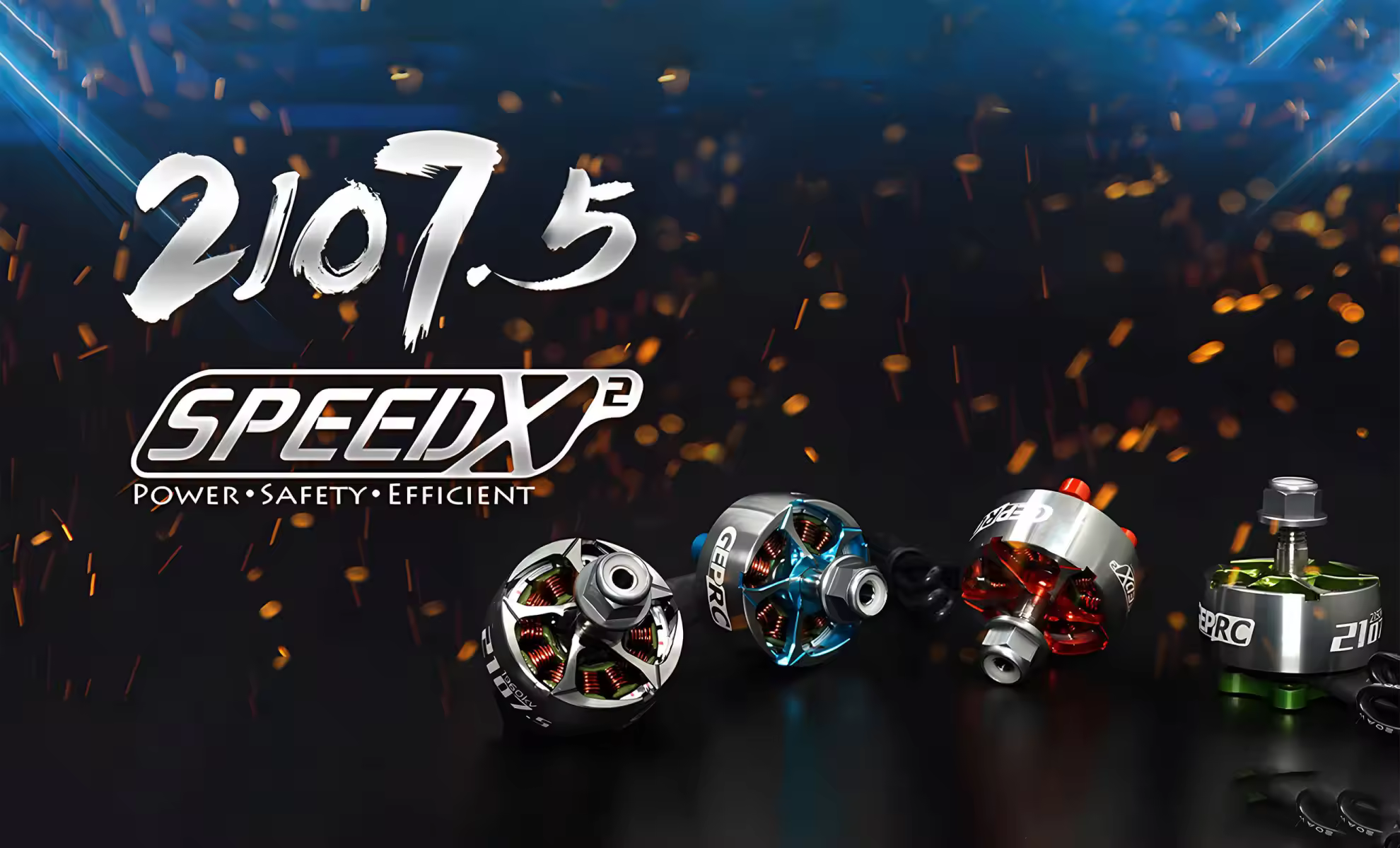 geprc speedx2 2107 5 motor 1960kv fpv drone power