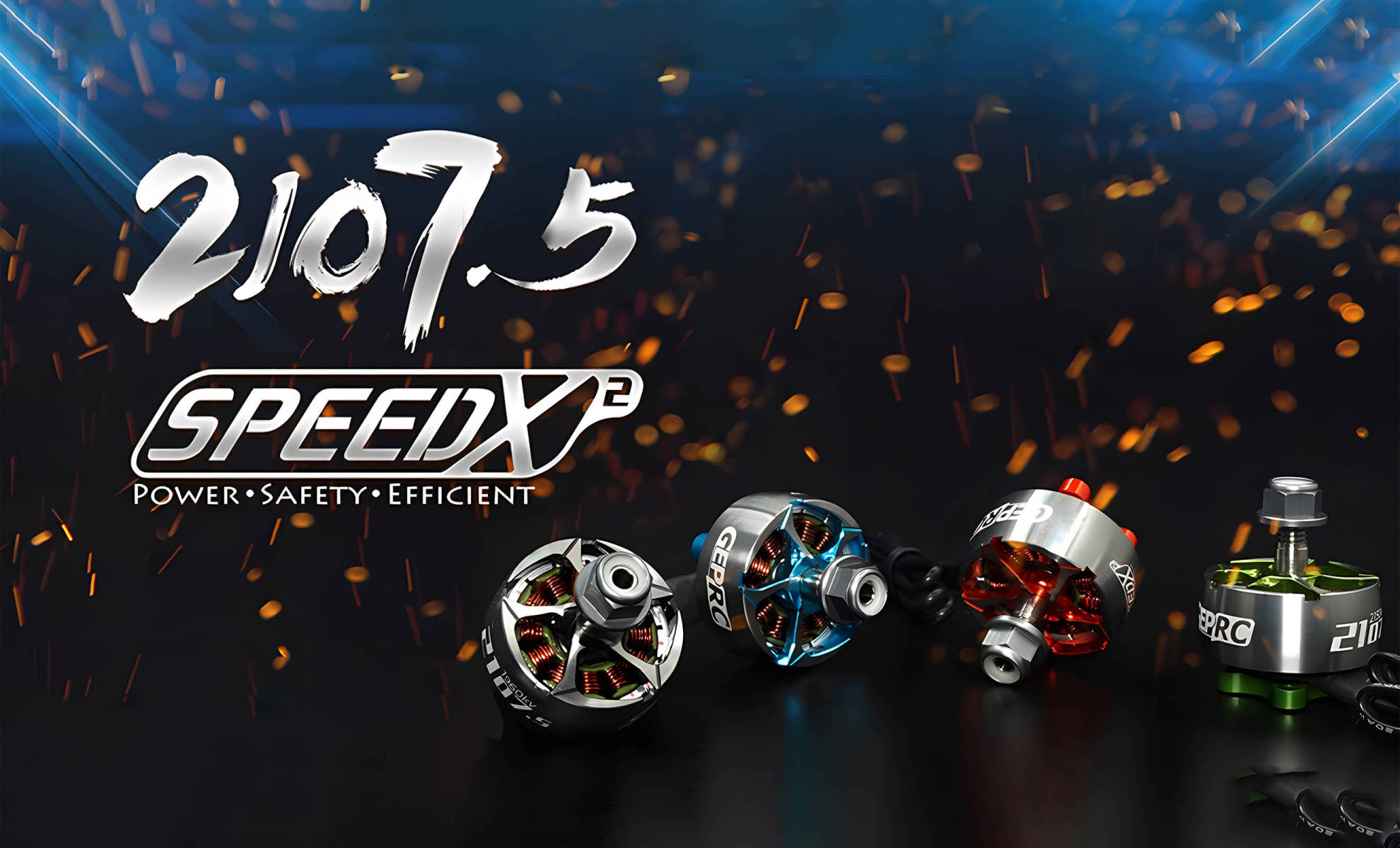 geprc speedx2 2107 5 motor 1960kv fpv drone power