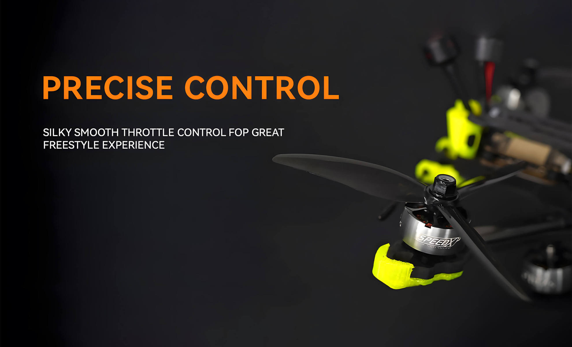 geprc speedx2 2107 5 motor 1960kv fpv drone precise