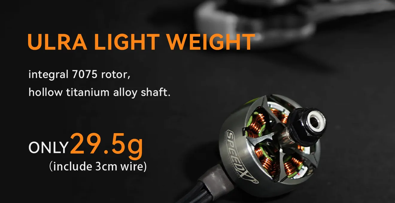 GEPRC SPEEDX2 2107.5 Motors Weight