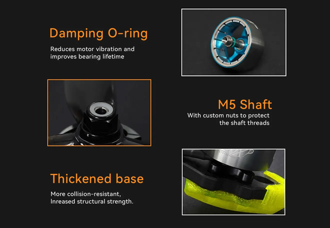 GEPRC SPEEDX2 2107.5 Motors Damping O-ring