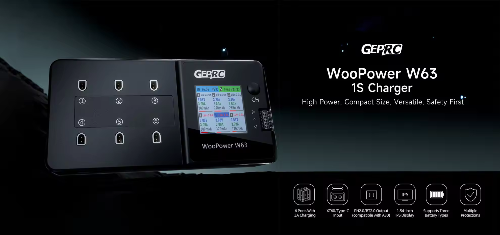 geprc woopower w63 1s charger 1
