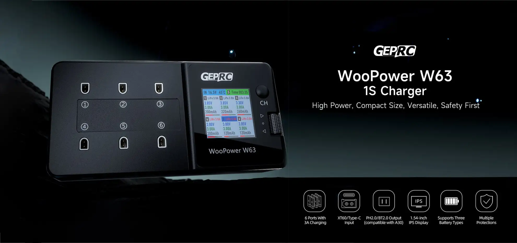 geprc woopower w63 1s charger 1